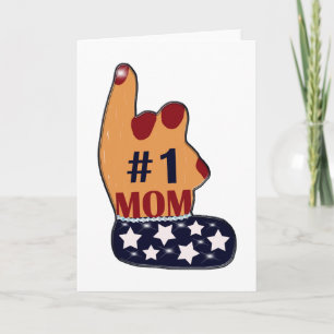 Tarjeta Mamá patriótica #1