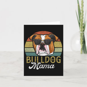 Tarjeta Mamá perra Bulldog francés Mamá perra 