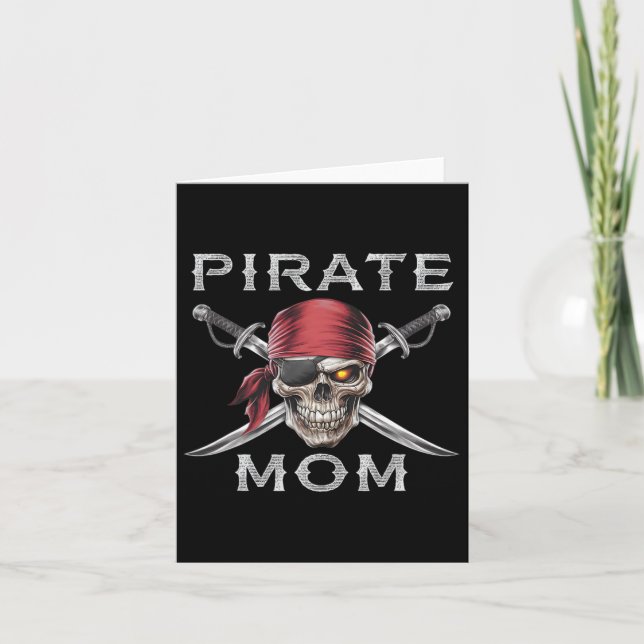 Tarjeta Mamá Pirata  (Anverso)