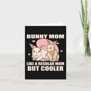 Tarjeta Mamá Rabbit Animal Rabbit Mother