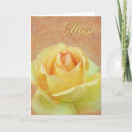 Tarjeta Mamá Rosa Amarilla