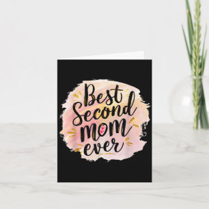 Tarjeta Mamá segunda mamá día de las madres 