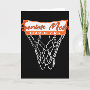 Tarjeta Mamá senior Cl de 2026 Red de baloncesto Graduació