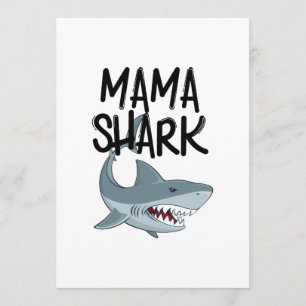 Tarjeta Mama Shark ofrece divertidos regalos de Día de la 