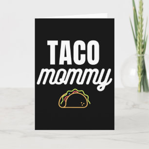 Tarjeta Mamá Taco Adorable Para Fiestas De Cinco De Mayo C