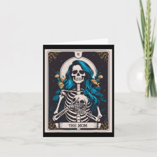 Tarjeta Mamá Tarot Card Skeleton Día de la Madre Bruja Mam