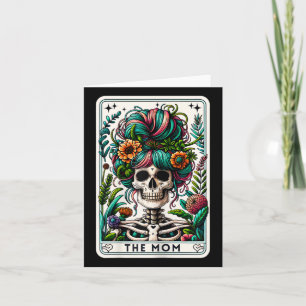 Tarjeta Mamá Tarot Card Skeleton Día de la Madre Bruja Mam