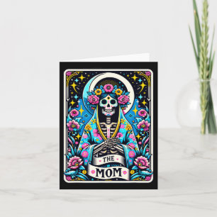 Tarjeta Mamá Tarot Card Skeleton Día de la Madre Bruja Mam