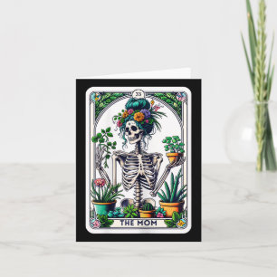 Tarjeta Mamá Tarot Card Skeleton Día de la Madre Bruja Mam