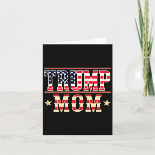 Tarjeta Mamá Trump Feliz Día de la Madre Mamá Conservadora