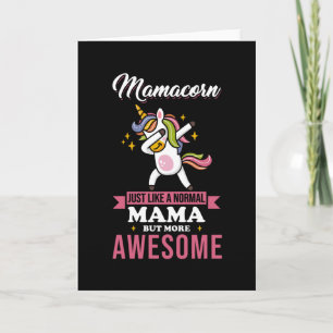 Tarjeta Mama Unicorn Gift Mamacorn