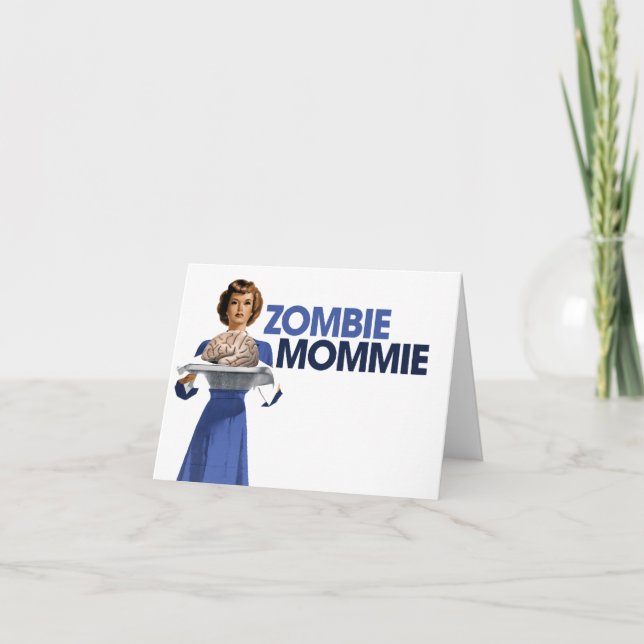 Tarjeta Mamá zombie (Anverso)