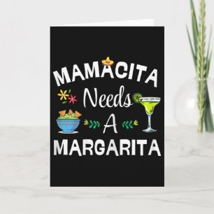 Tarjeta Mamacita Necesita Bebida Margarita 5 Mayo Fiesta M