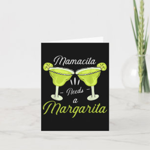 Tarjeta Mamacita Necesita Margarita Funny Cinco De Mayo Be