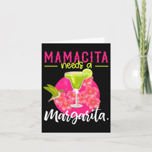 Tarjeta Mamacita Necesita Una Camiseta De Margarita Mujere