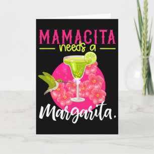 Tarjeta Mamacita Necesita Una Camiseta De Margarita Mujere
