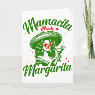 Tarjeta Mamacita Necesita Una Margarita Cinco De Mayo Muje