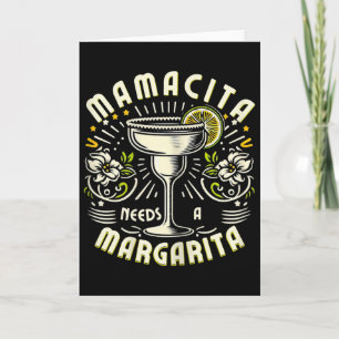 Tarjeta Mamacita Necesita Una Margarita Divertido Cinco De