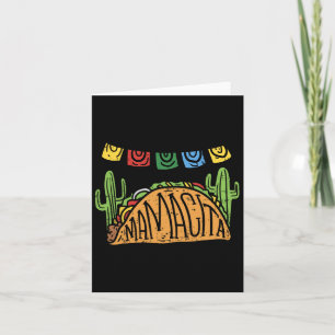 Tarjeta Mamacita Taco Cinco De Mayo Día de la Madre Mamá d