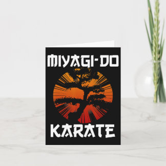 Tarjeta Mamáes retro vintage Miyagi-do Karate Life Bonsai