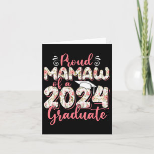 Tarjeta Mamaw De Un Graduado De 2024 Para La Graduación Fa