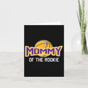 Tarjeta Mami Of Rookie Primer Cumpleaños Bysketbyll Tema M