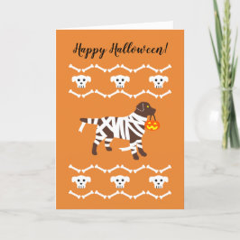 Tarjeta Mamita de chocolate de Halloween