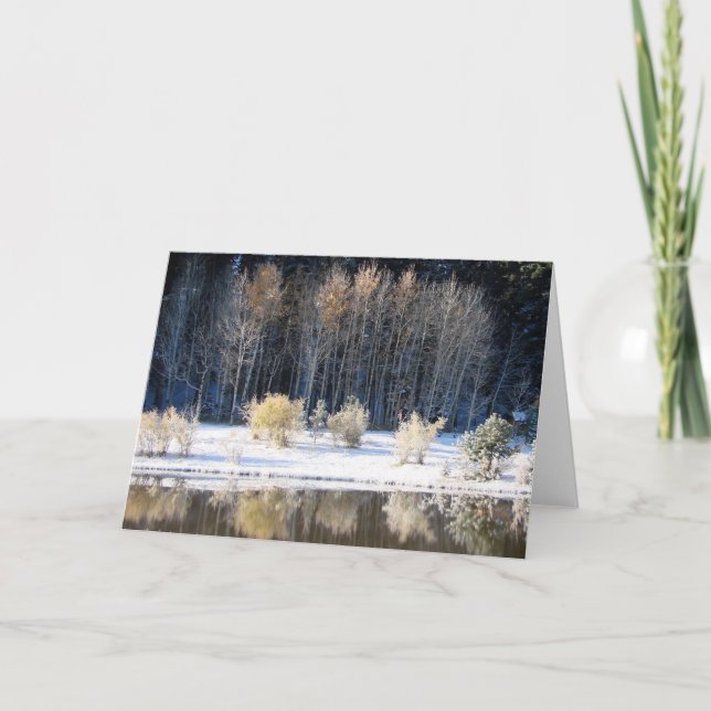 Tarjeta Mañana escarchada (Anverso)