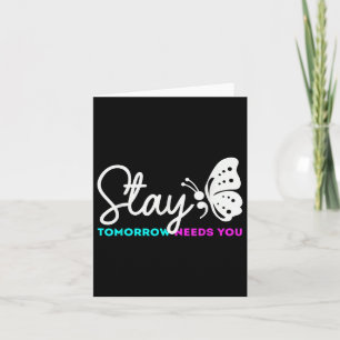 Tarjeta Mañana le necesita suicidio en salud mental