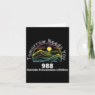 Tarjeta Mañana te necesita - Conciencia suicida - Suicidio