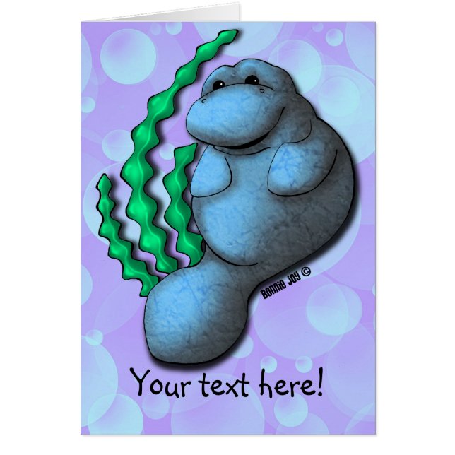 Tarjeta - Manatee de Mia (Frente)