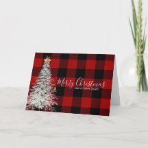 Mancha búfala y árbol blanco de Navidad