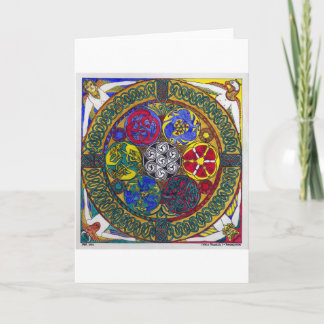 Tarjeta Mandala céltica 1: Resurrección (tarjeta)