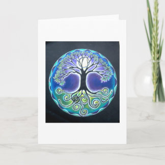 TARJETA MANDALA DE CRECIMIENTO DE LUNA LLENA