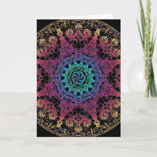 Tarjeta Mandala de Kala Chakra