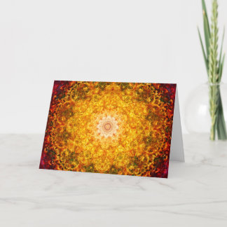 Tarjeta Mandala de la abundancia