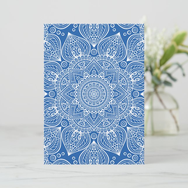 Tarjeta Mandala de lujo 36 (Anverso de pie)