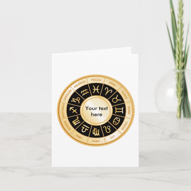 Tarjeta Mandala del horóscopo (Anverso)