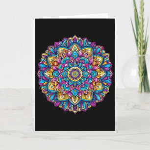 Tarjeta Mandalas Geometría Sagrada Meditación
