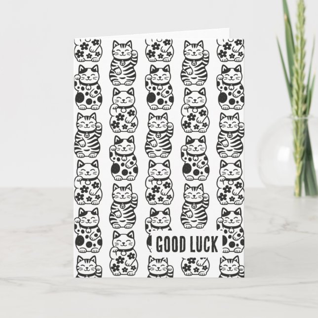 Tarjeta Maneki Neko (Anverso)