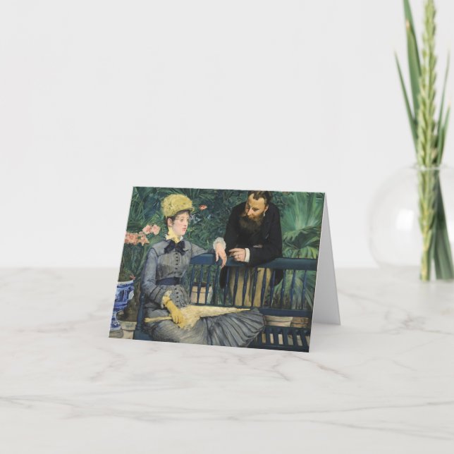 Tarjeta Manet, en el Conservatorio (Anverso)