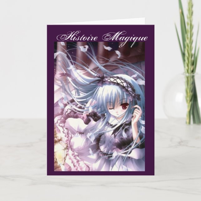 Tarjeta manga-fille-gothique- (Anverso)