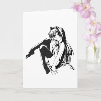 Tarjeta Manga, Neko Gatita Anime Furry Loli Esclava