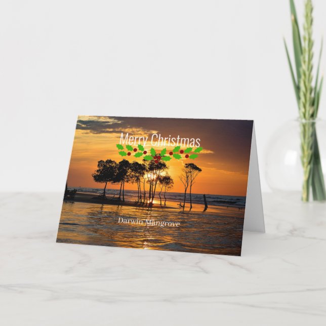 Tarjeta Manglar Darwin - Feliz Navidad (Anverso)