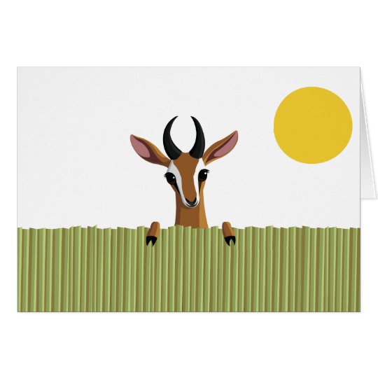 Tarjeta Mango el peekaboo del Gazelle