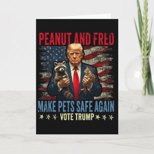 Tarjeta Mani y Fred Hacen que las Mascotas Sean Seguras de