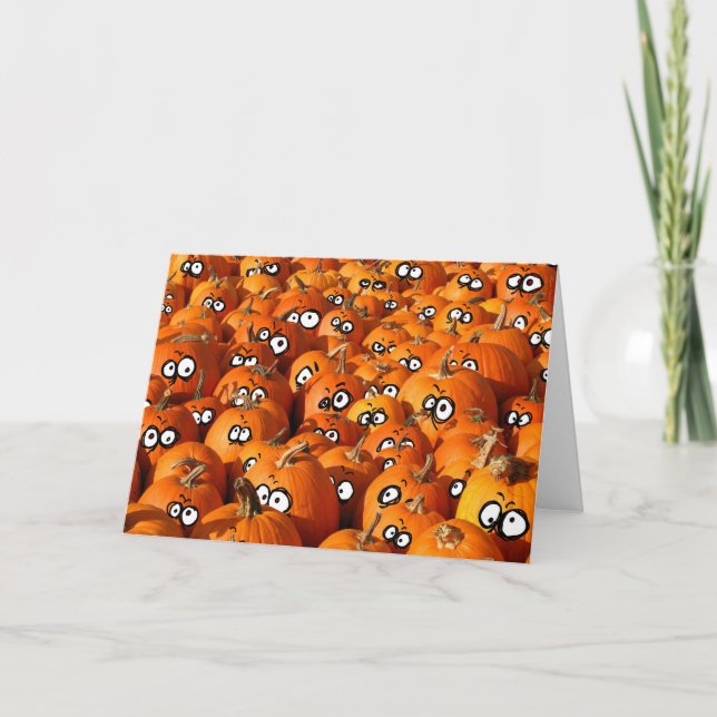 Tarjeta manía de la calabaza (Anverso)