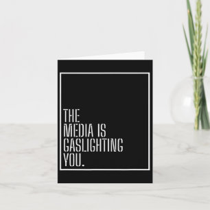 Tarjeta Manipulación contra los medios de comunicación des