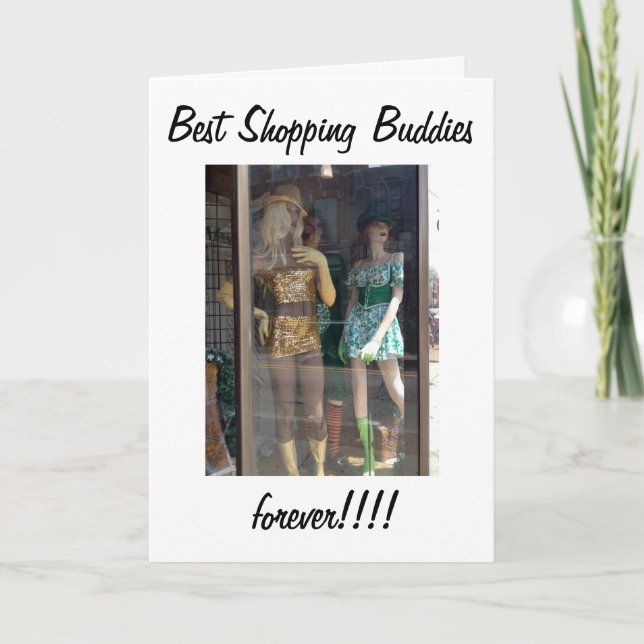 TARJETA MANNEQUINAS - MEJORES AMIGOS/COMPRADORES CUMPLEAÑO (Anverso)