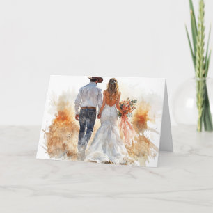 Tarjeta Mano a mano, listos para una feliz vida juntos
